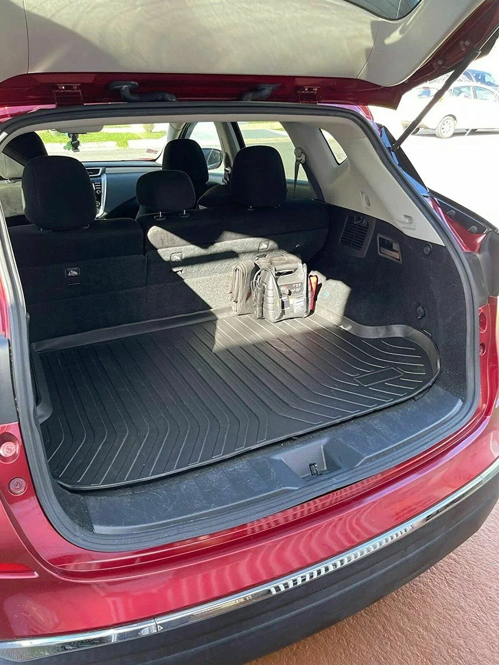 Liner Non-Slip Install Cars Mats – with to Easy Car EA Pre-Cut EACCESSORIES Rubber Mat Murano – Trunk climate-Resistant for Laser for – Mat Trunk 2015-2024 Lip Design – Raised Nissan – Cargo Trunk