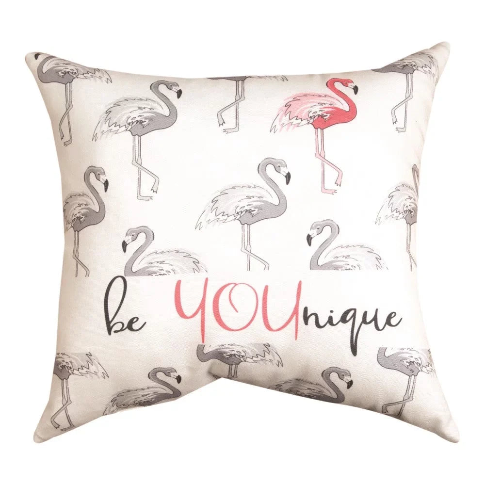 Be Climaweave 18" Flamingo Pillow Younique
