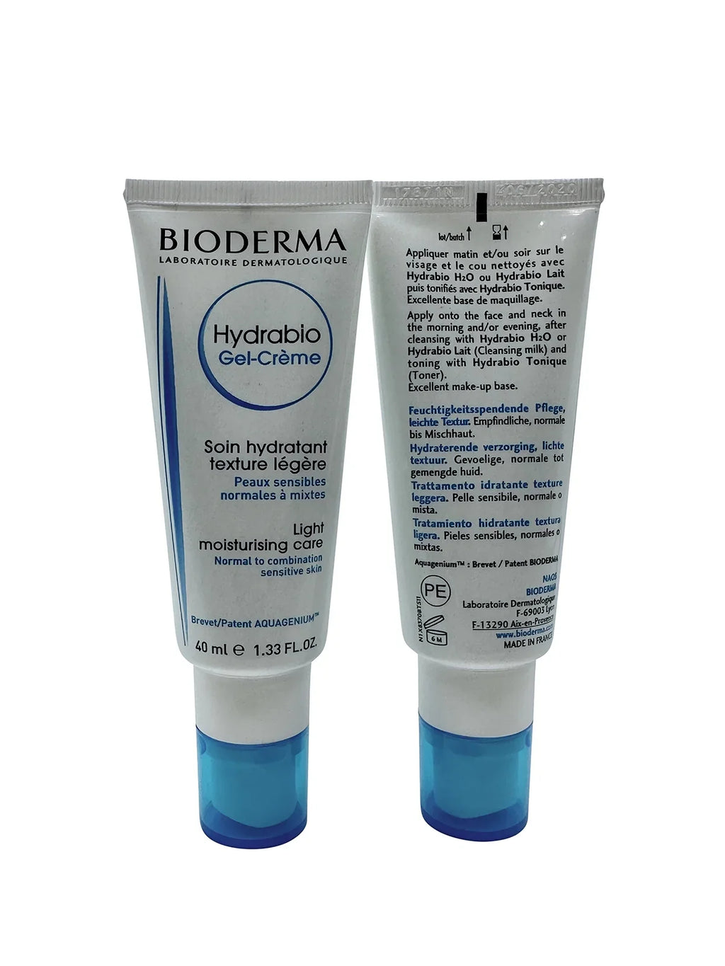 Skin 1.33 & Cream Gel DUO Combination Hydrablo Normal Sensitive Bioderma oz