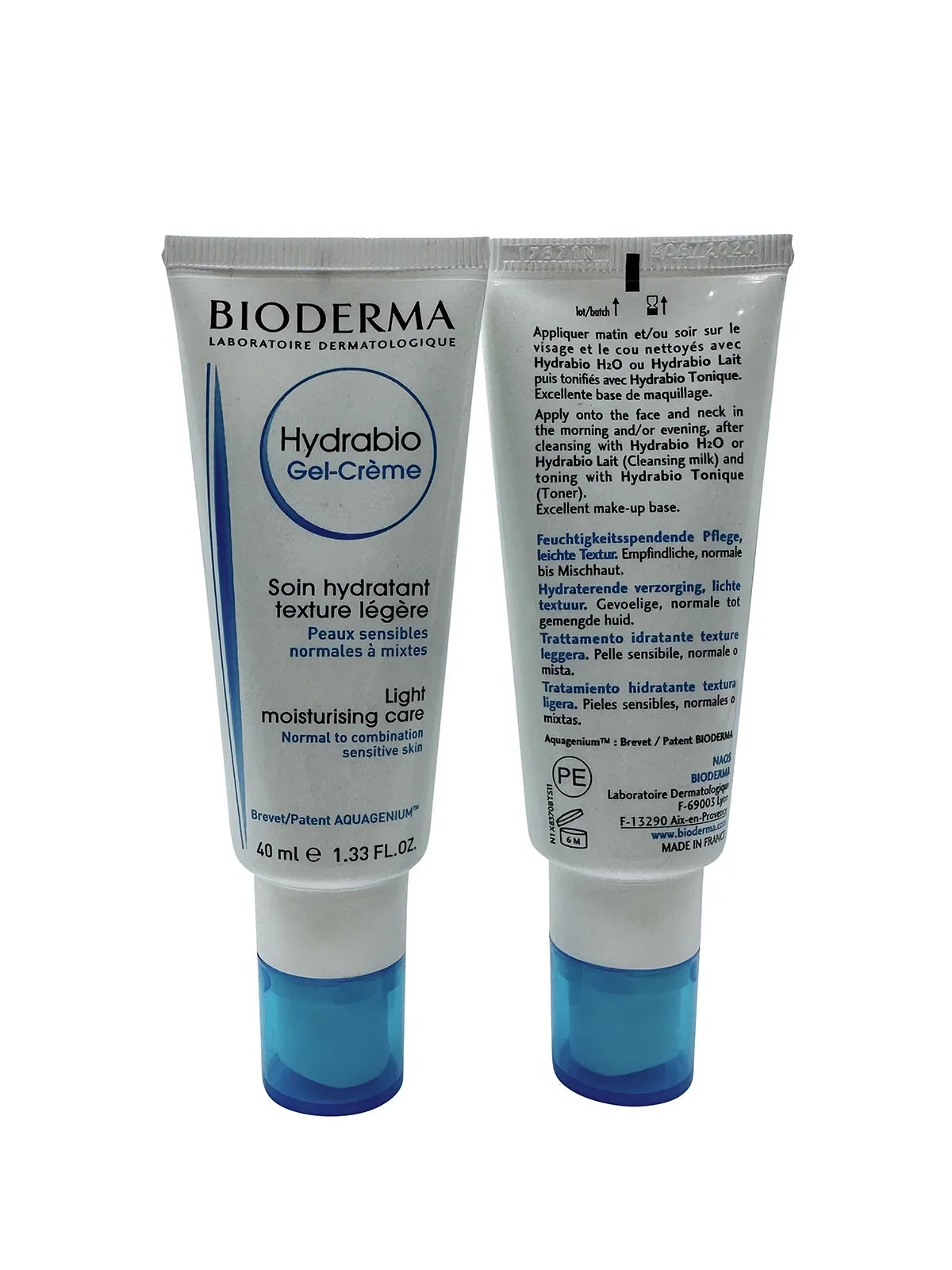 Skin 1.33 & Cream Gel DUO Combination Hydrablo Normal Sensitive Bioderma oz