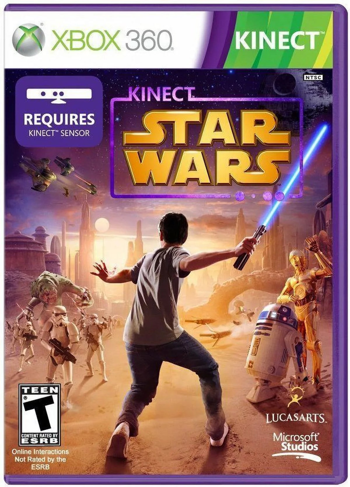 Wars Action Star Required] Kinect NEW [Xbox Kinect Light 360, Saber Adventure,