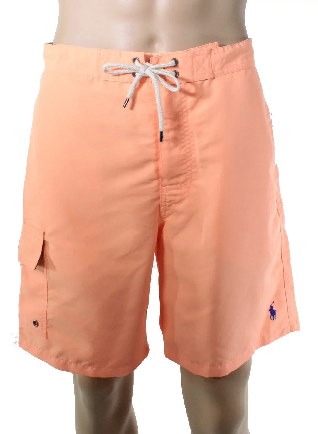 Ralph Polo Orange Swim Lauren Kailua Trunks Swimwear XL 8.5" Mens