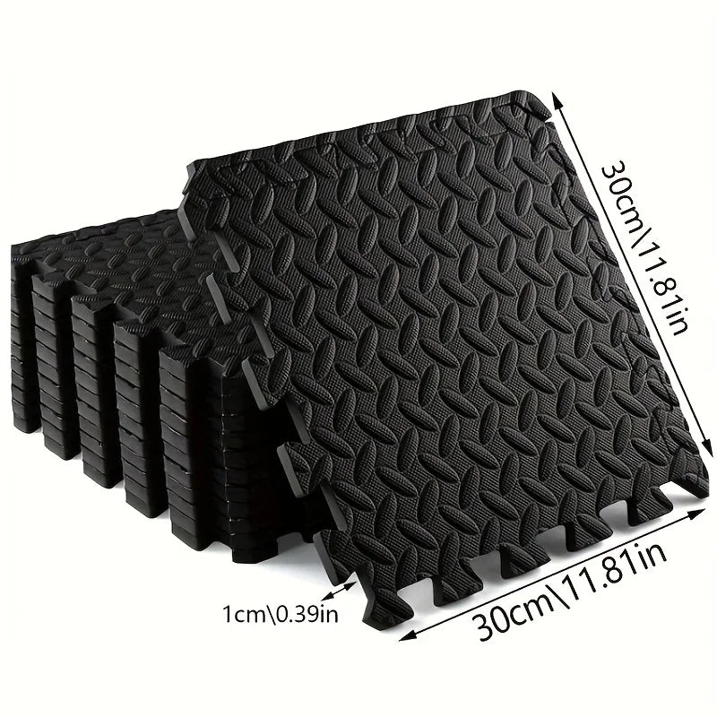 EVA Floor 10pcs Floor Home & Mats Interlocking Gym Foam Workout Mat For Equipment, Thickened