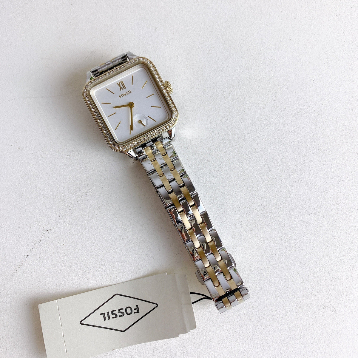 BQ3908 Watch Colleen Two-Tone Three-Hand Steel Fossil Stainless