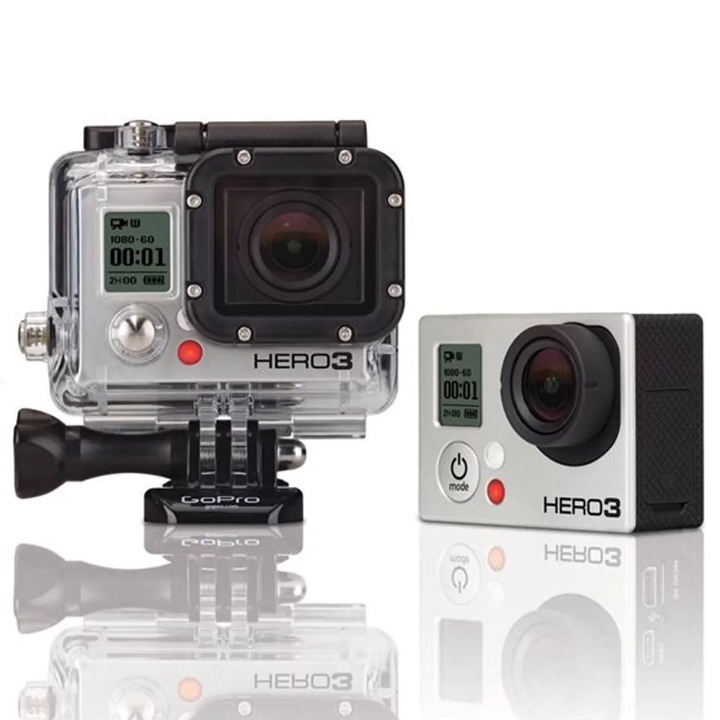 HERO3 Camera Camera Camcorder Action Silver Accessory Restored - With 35-In-1 (Refurbished) Sport Kit Edition GoPro Action Wi-Fi