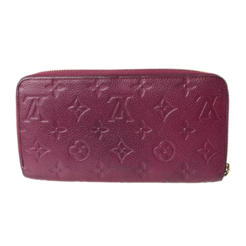 Amplant (Fair) M68571 Monogram Pre-Owned Long Cherry Zippy Berry Wallet