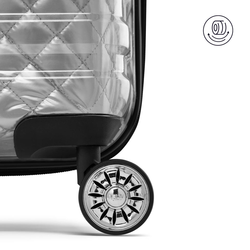 20", pack) Lugagge, Spectre Versus iFLY (2 Carry-On Silver Hardside Clear
