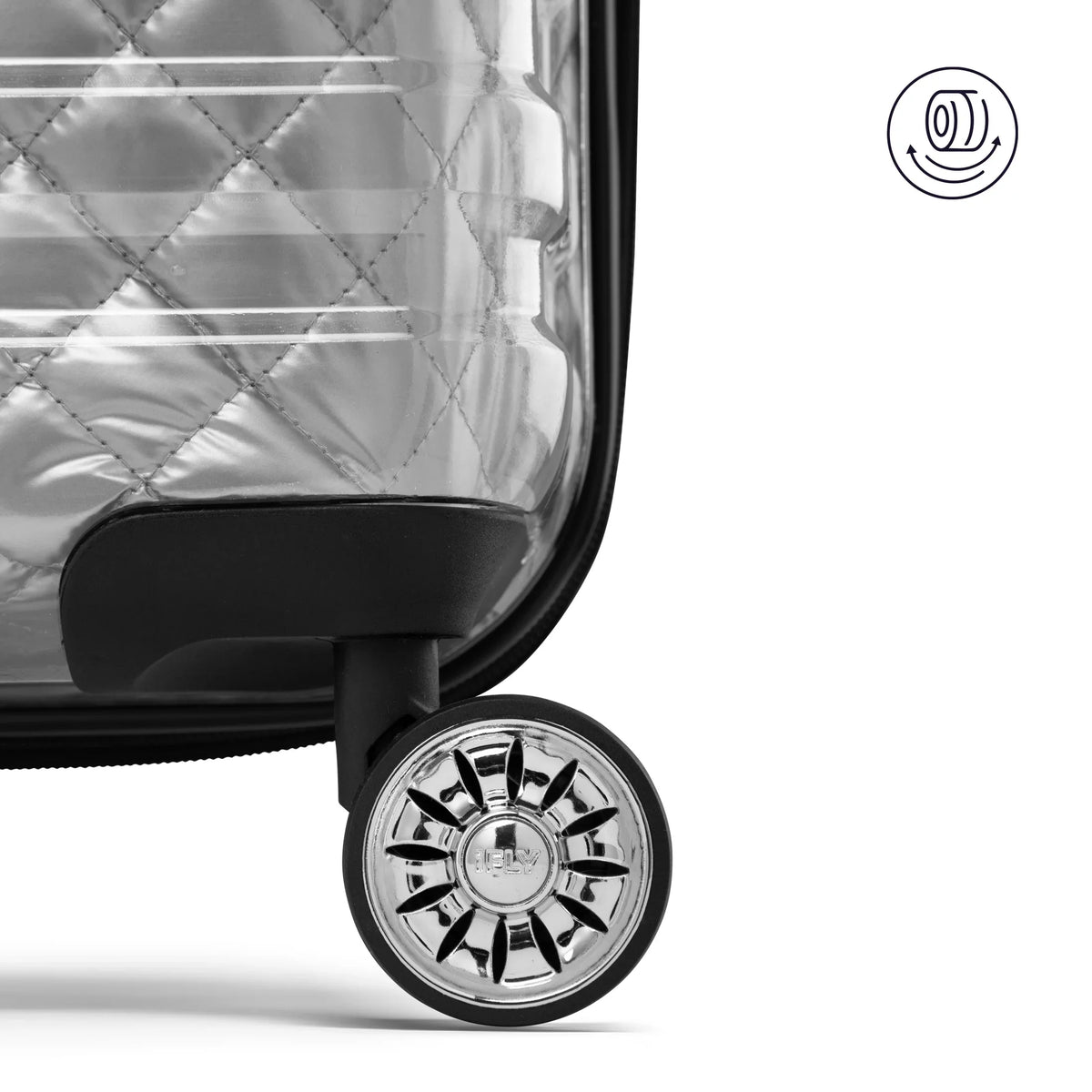 20", pack) Lugagge, Spectre Versus iFLY (2 Carry-On Silver Hardside Clear