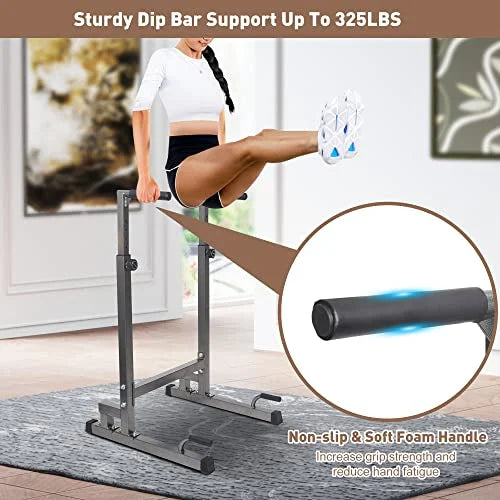 Lucky For Station, Pull Home Dip Tower Adjustable Power Up Multi-Function Calisthenics Dip Tree Gym Equipment Bar,