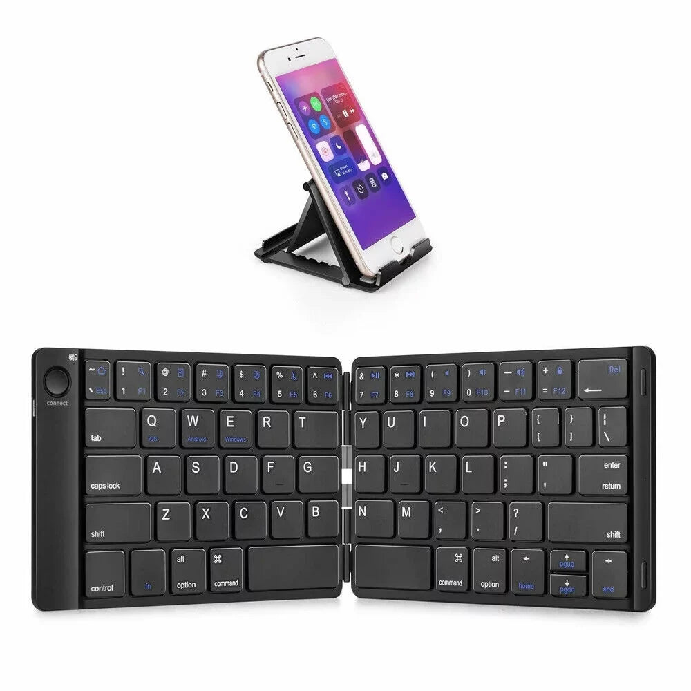 iPad Android Keyboard PC Phones iPhone Foldable Tablet Universal Bluetooth for Wireless Keyboard Mac Mini