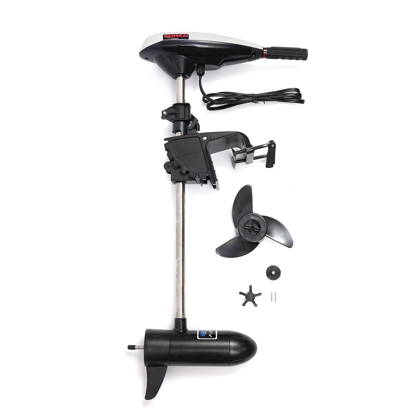 Duty Electric Outboard Motor HANGKAI Engine 45LBS Heavy 12V Motor Boat Trolling