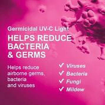 UV 3-Speed HEPA White Purifier Germicidal 220M Air Therapure design Envion