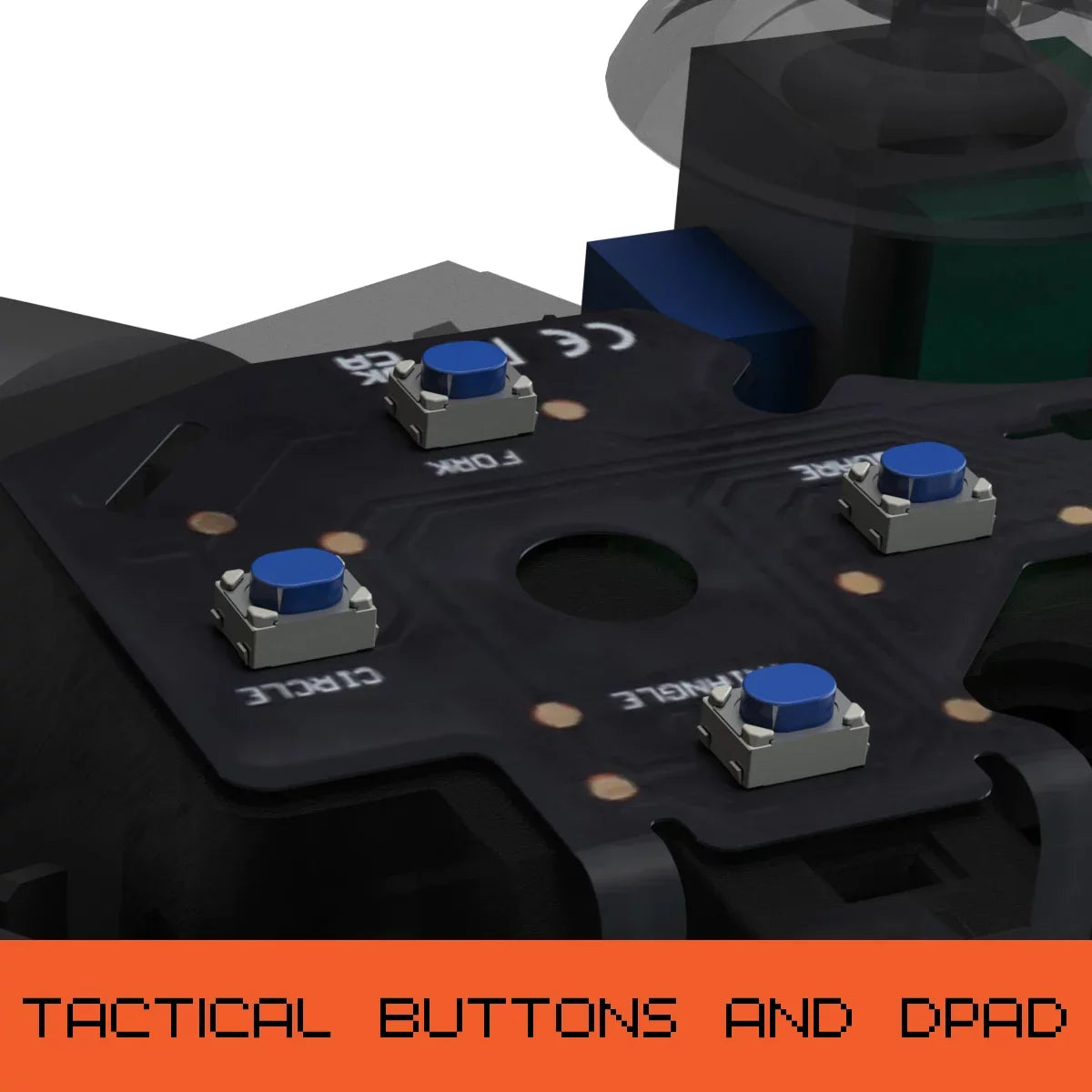 '+ Interchangeable PC Modded Controller Buttons Triggers, & & ModdedZone with Buttons Anti Controller Recoil Black Compatible Hair Custom PS5 Remap Tactical Extreme Thumbsticks FPS 2
