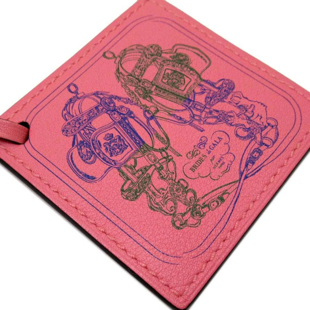 (Like New) Carenano HERMES Vaud Roseete Charm Swift Hermes Pre-Owned