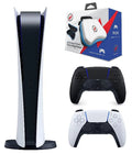 Midnight PS5 Digital PlayStation DualSense 5 with Bundle Controller w/Case Edition Black Limited
