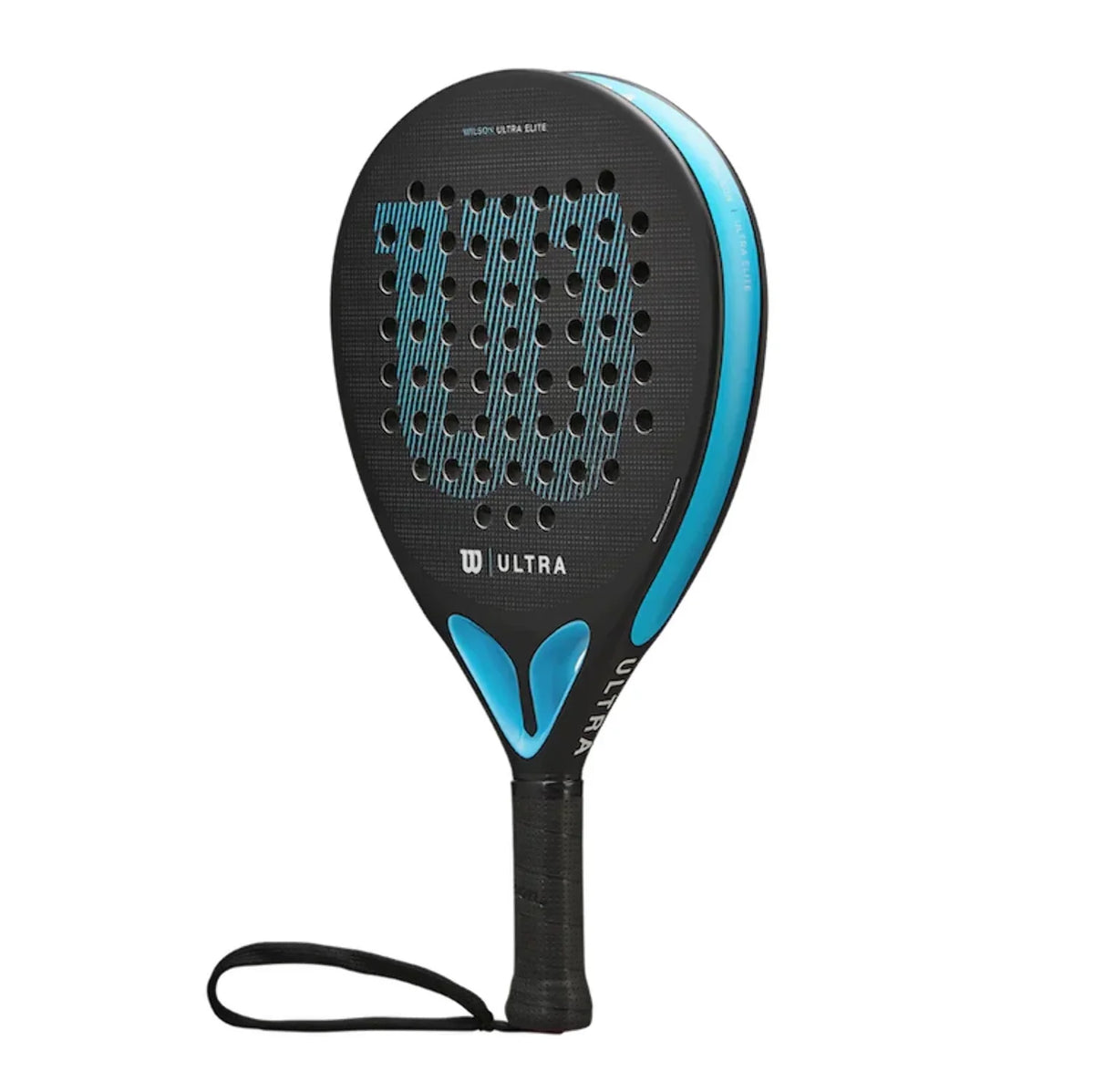 and Elite ( Wilson ) Padel V2 Blue Ultra Racquet Black