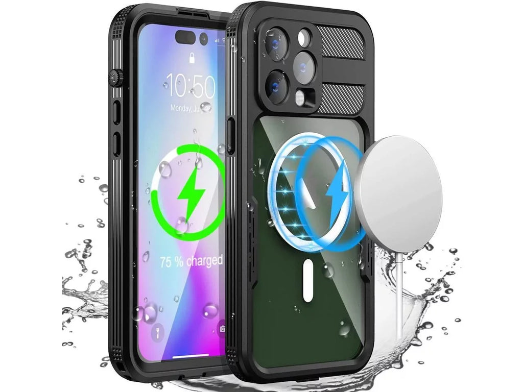 Pro inch, Waterproof Shockproof Case Snowproof, Underwater Protection iPhone 14 for MagSafe 6.7 Cover Full with Sealed Compatible Body Max Fully