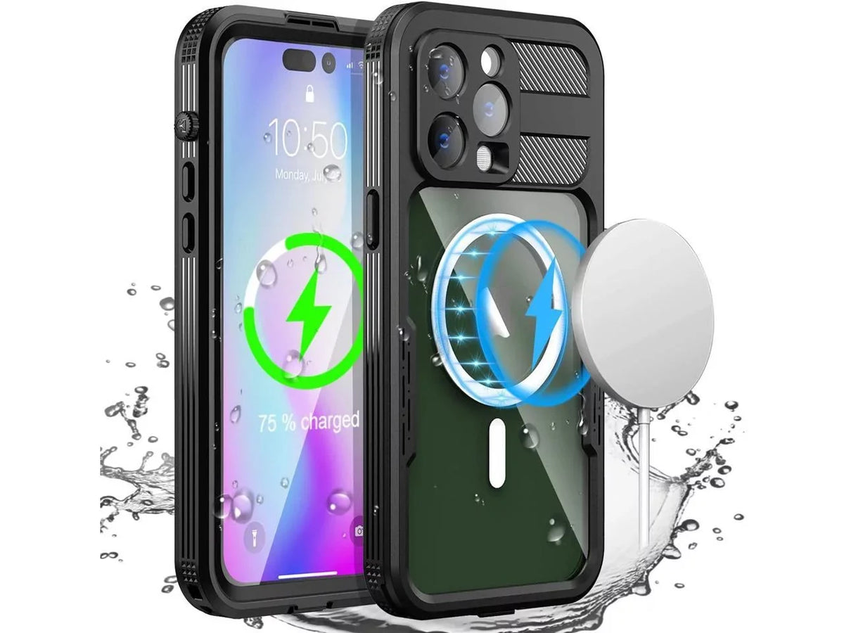 Pro inch, Waterproof Shockproof Case Snowproof, Underwater Protection iPhone 14 for MagSafe 6.7 Cover Full with Sealed Compatible Body Max Fully