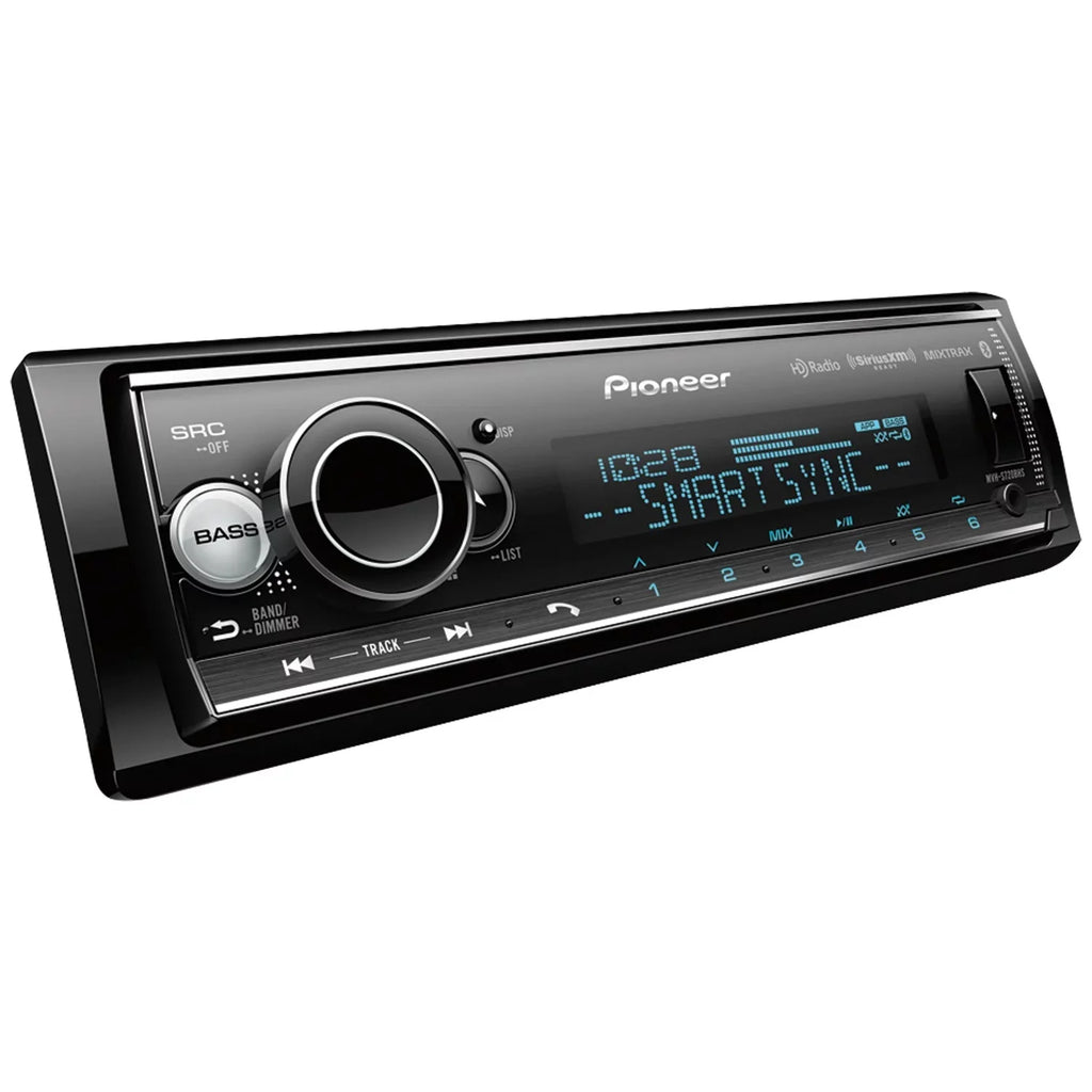 Receiver Bluetooth, Smart Pioneer Audio In-dash Sync, - Pioneer Alexa, iPhone Media Amazon - Digital Android,