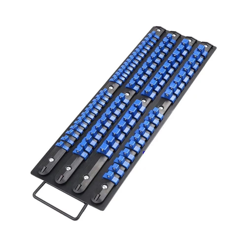 80 Organize Socket Storage Holder Wrench Sliding HEMOTON Rack Industrial Mountable ABS Rail Socket