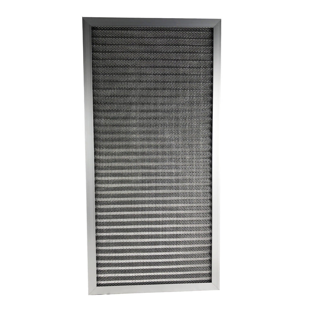Metal x Central HVAC Electrostatic (12 Filter Furnace " x1"), Filter Filter, Air Washable Air Aluminum 24" AC
