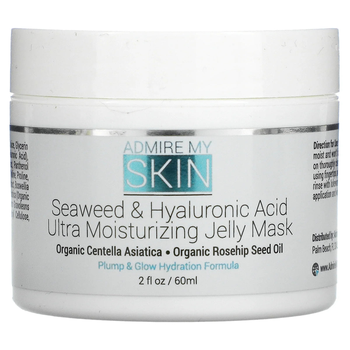 Hyaluronic Admire oz Skin Mask, Moisturizing Ultra Beauty Jelly ml) Seaweed & Acid (60 fl 2 My