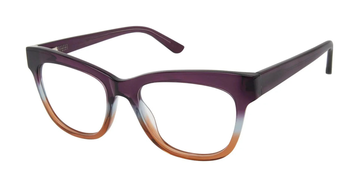 Eyeglasses by GX050 Brown NEW Stefani & Purple with 52mm GX GX Case Gwen