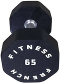 Urethane French Dumbbell Single Hex - Fitness 65 Sided 8 lbs (New)