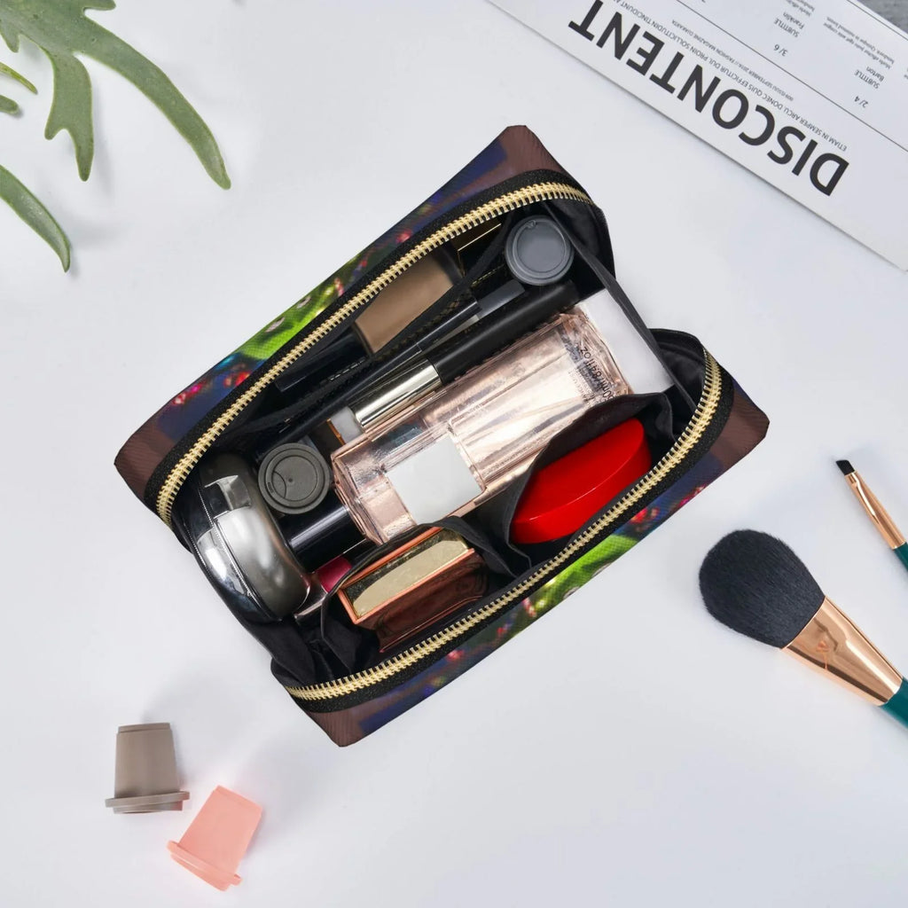 Toiletry Purse Pouch Organizer Leather Portable Storage Makeup Film Travel Grinch Bag Bag Gift Cosmetic