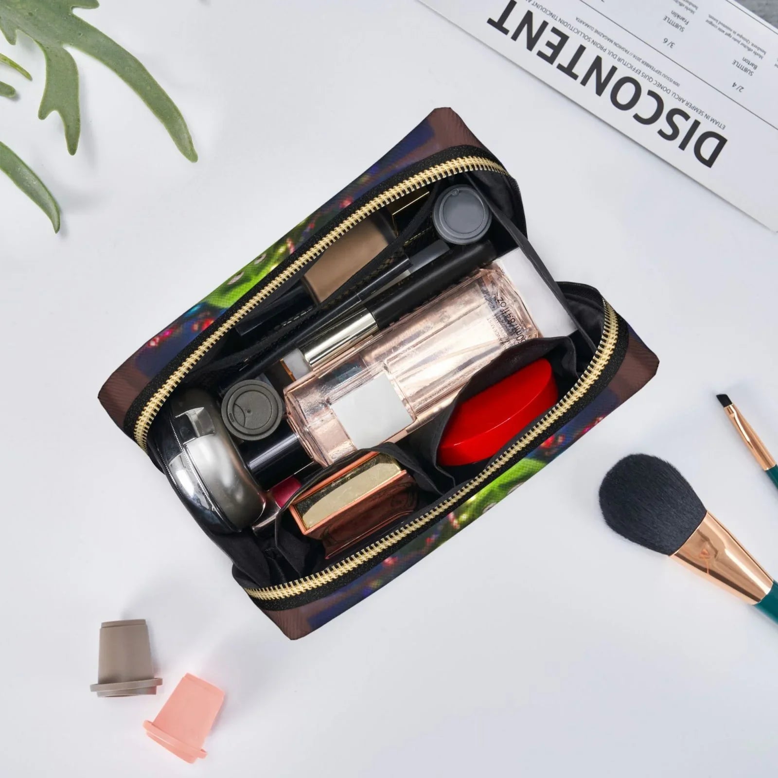 Toiletry Purse Pouch Organizer Leather Portable Storage Makeup Film Travel Grinch Bag Bag Gift Cosmetic