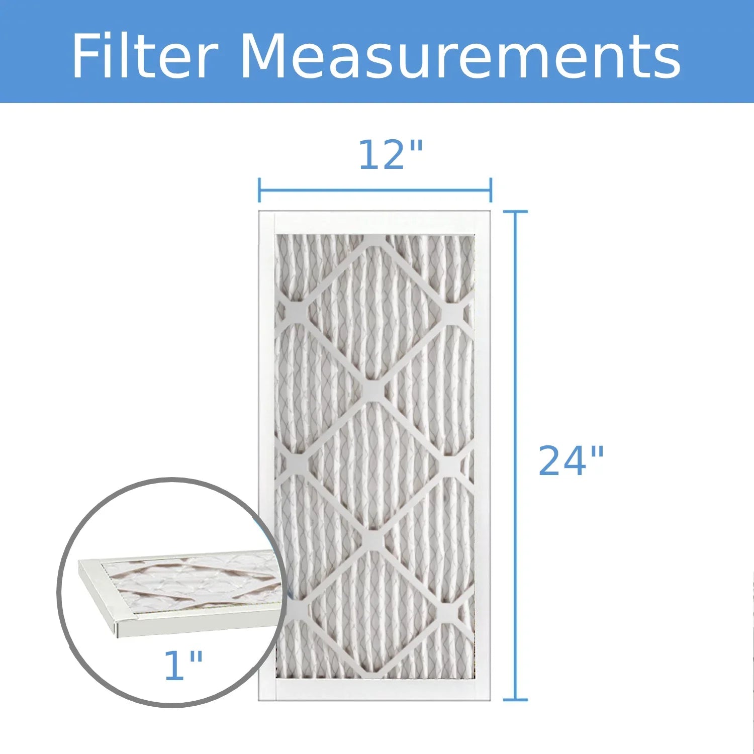 Pleated Surface 40 Mechanical Air Purolator Pack) , Hi-E MERV (6 8, Filter, Extended 12x24x1
