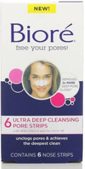 6 Each 6 Strips Cleansing Ultra Deep Biore Nose - Pack Pore