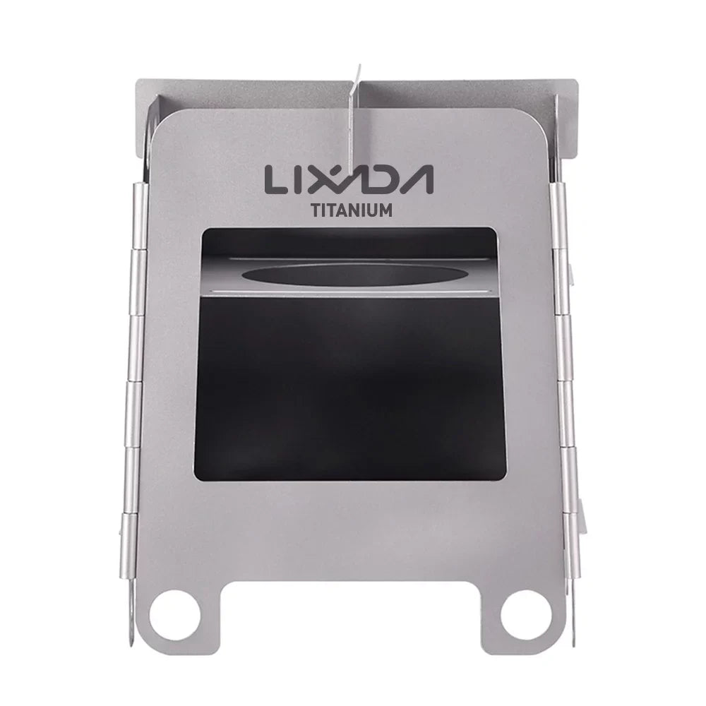 Lixada Folding Lightweight Stove Cooking Camping Picnic Backpacking Stove Portable for Wood Burning