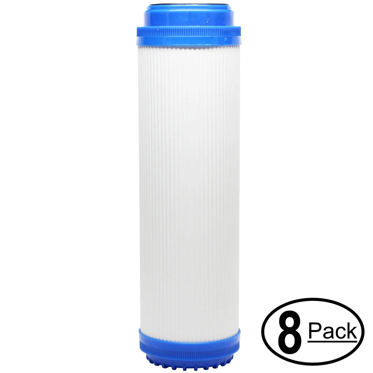 '- for 10 8-Pack Pure iSpring iSpring Replacement HC14 for 10-inch Clear Carbon - Universal liquid 123Filter Filter Whole-house Filter Denali Brand Housing Granular Cartridge Activated