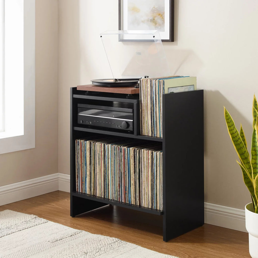 Center, Media Storage Portland Vinyl Console Crosley and Furniture Tv Entertainment Stand Record