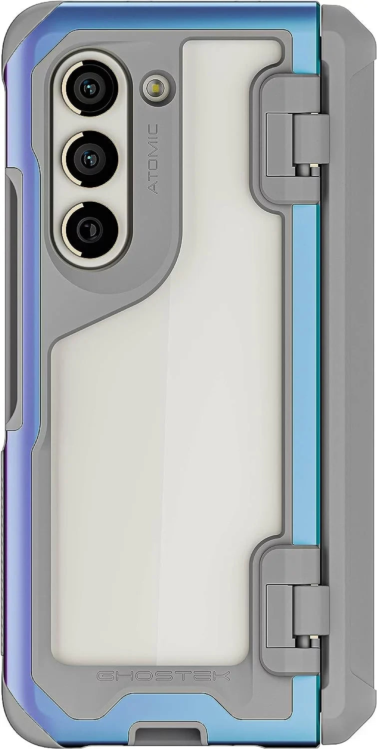 Fold Phone Atomic Galaxy Ghostek Metal Cover Slim (Prismatic) Z 5 Clear Aluminum Case
