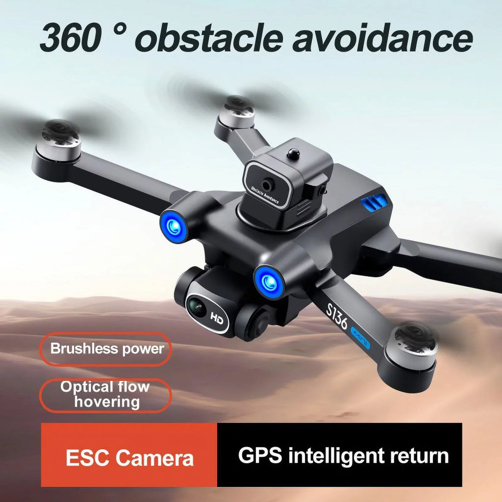 4K electric control GPS adjustment to take UAV of aerial directions, and in all avoid aircraft remote camera obstacles brushless to high-definition S136 photos