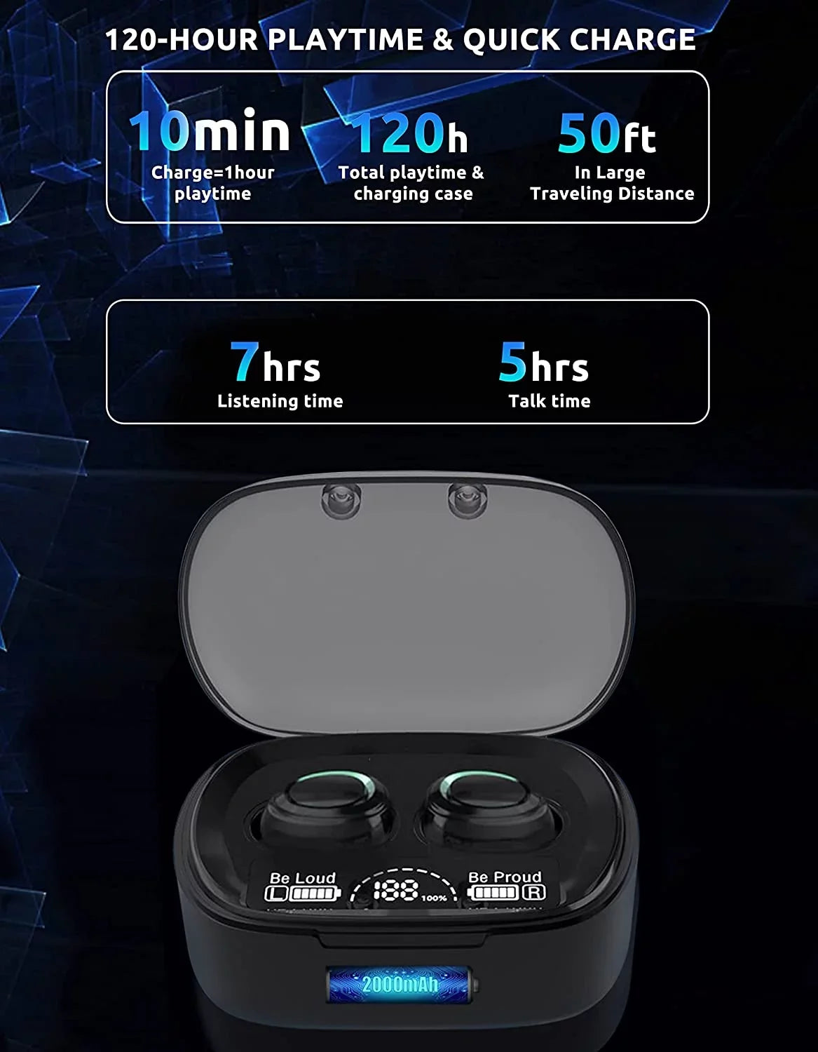 Compatible / Waterproof 5G/Plus/Ultra Galaxy Reduction S21+ Noise BlueTooth PRO Earbuds Wireless Mic Touch with (Black) V5.1 Sweatproof with / IPX3
