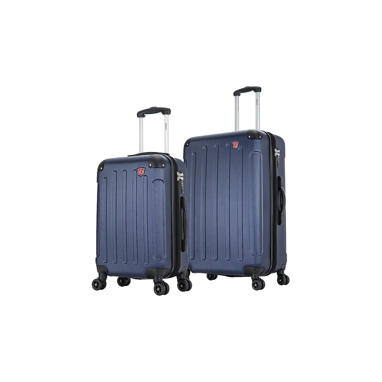 Blue Intely Set Plastic Luggage 2-Piece (DKINT0SM-BLU) DUKAP