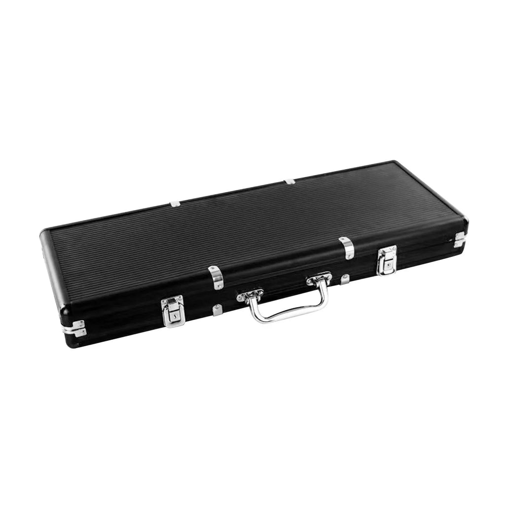 Solid Thicken Aluminum Suitcase Alloy Chip Almencla Case Black Carrying Capacity High Box