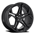 Foose Black Rim Finish, 20X9in F169 Gloss 1PC Aluminum IMPALA F169209031+38