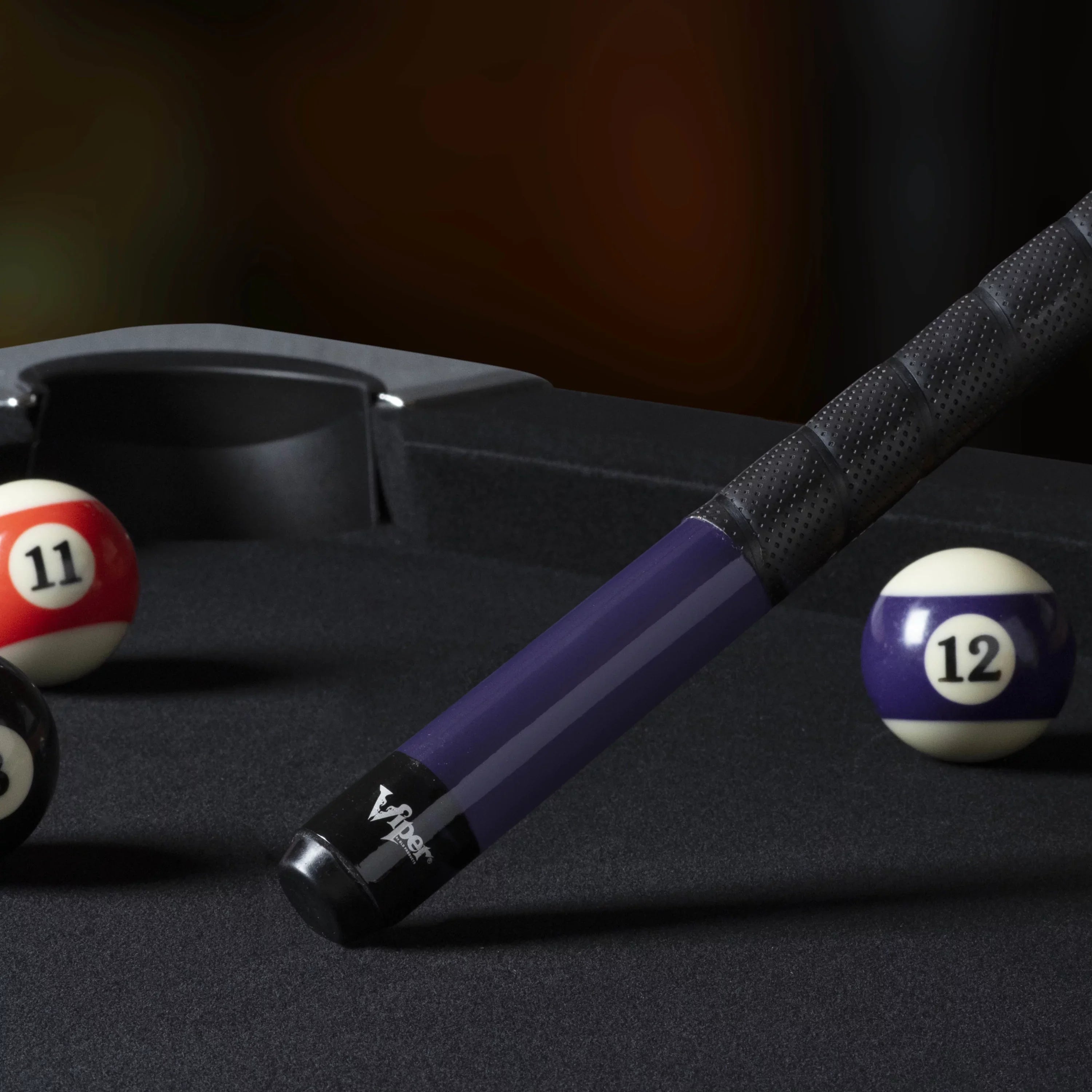 Viper Purple, 20 58" Piece, Ounce 2 Cue, Sure Pro Grip Billiard/Pool