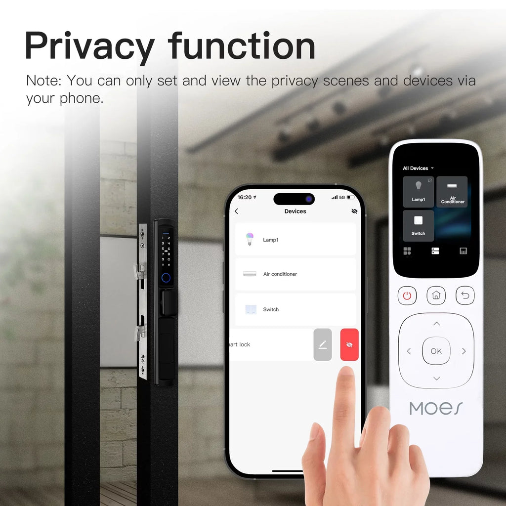 Control APP Screen Remote Panel IR Center Intelligent Touched Compatible Controller Center Remote Center Control with Panel Yabuy Controller Home IR WiFi MOES Control