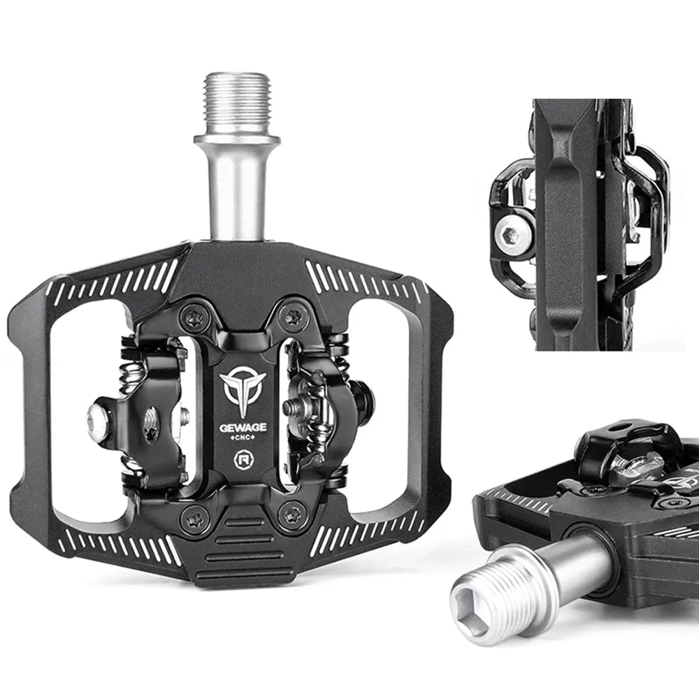 Pedals MTB Clip Efficient Transfer Pedals Sided Optimal with Double for Cleats
