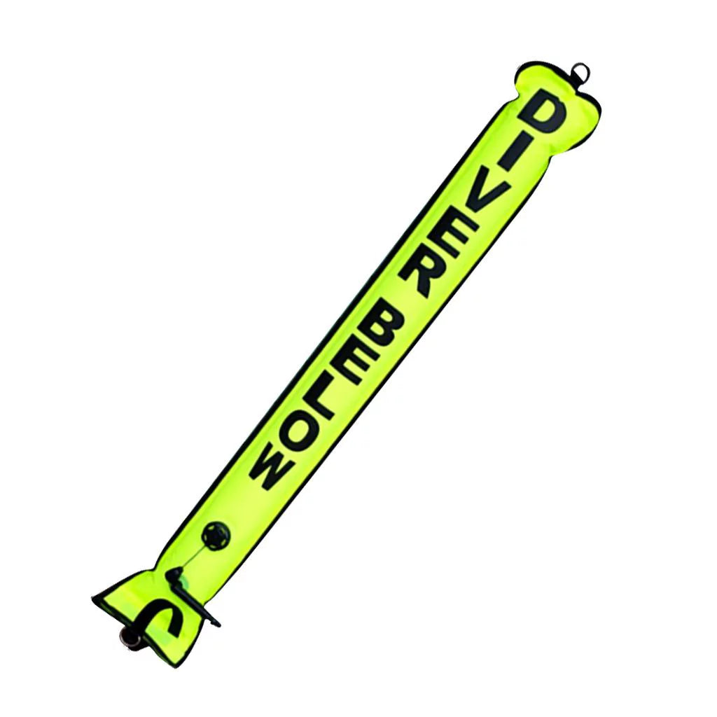 Pro 4' Scuba Hose Surface - Visible Signal Tube for with Safety Inflator Snorkeling Standard Marker Divers Diving BC Sausage High Compact &
