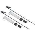 Poles, Hiking Telescopic Blue Uxcell Trekking Collapsible Inch 53 Pole 2Pack