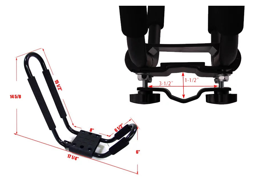 Boat = Kayak with PCS Carrier Straps Car Canoe Truck Cross Pairs Top Mount Rack 4 Tie SUV Roof Bar Van 2 FDB Down Universal J pcs 4