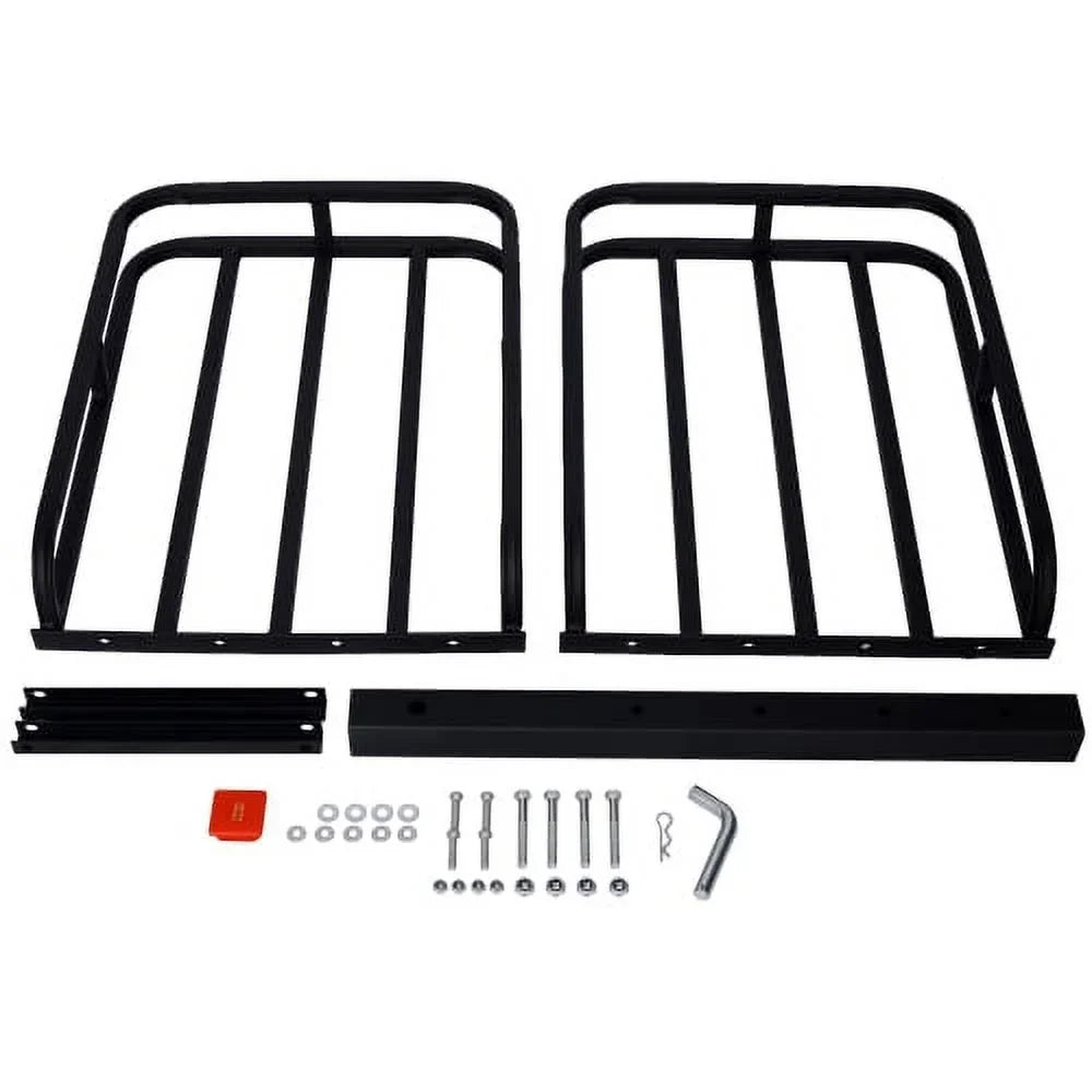 ,Rear Hitch Carrier Rack Basket SUV, 2" Truck, for Cargo Car,Luggage Mount Receiver Rack Fits Cargo