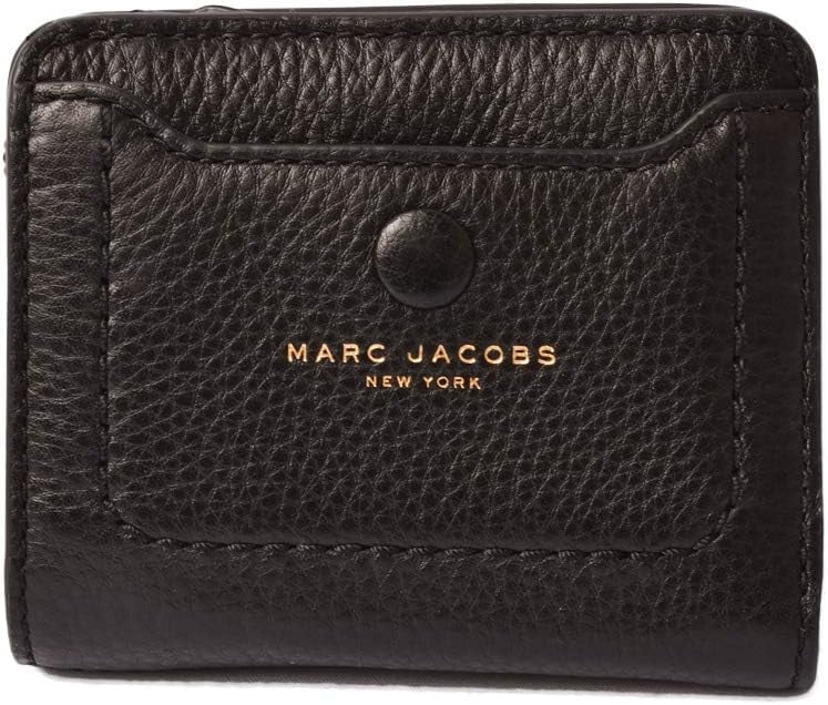M0014215 Black Empire Jacobs City Leather Marc Wallet Women's Compact Leather Mini