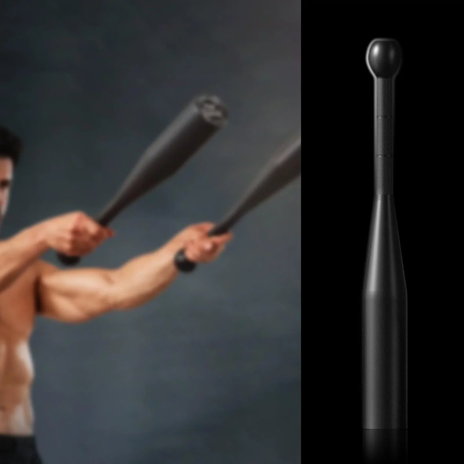 2kg Shoulder up Workout Club Strength Macebell Exercise Warming Bells Body Strength 48cm Club Full Weighted Bar